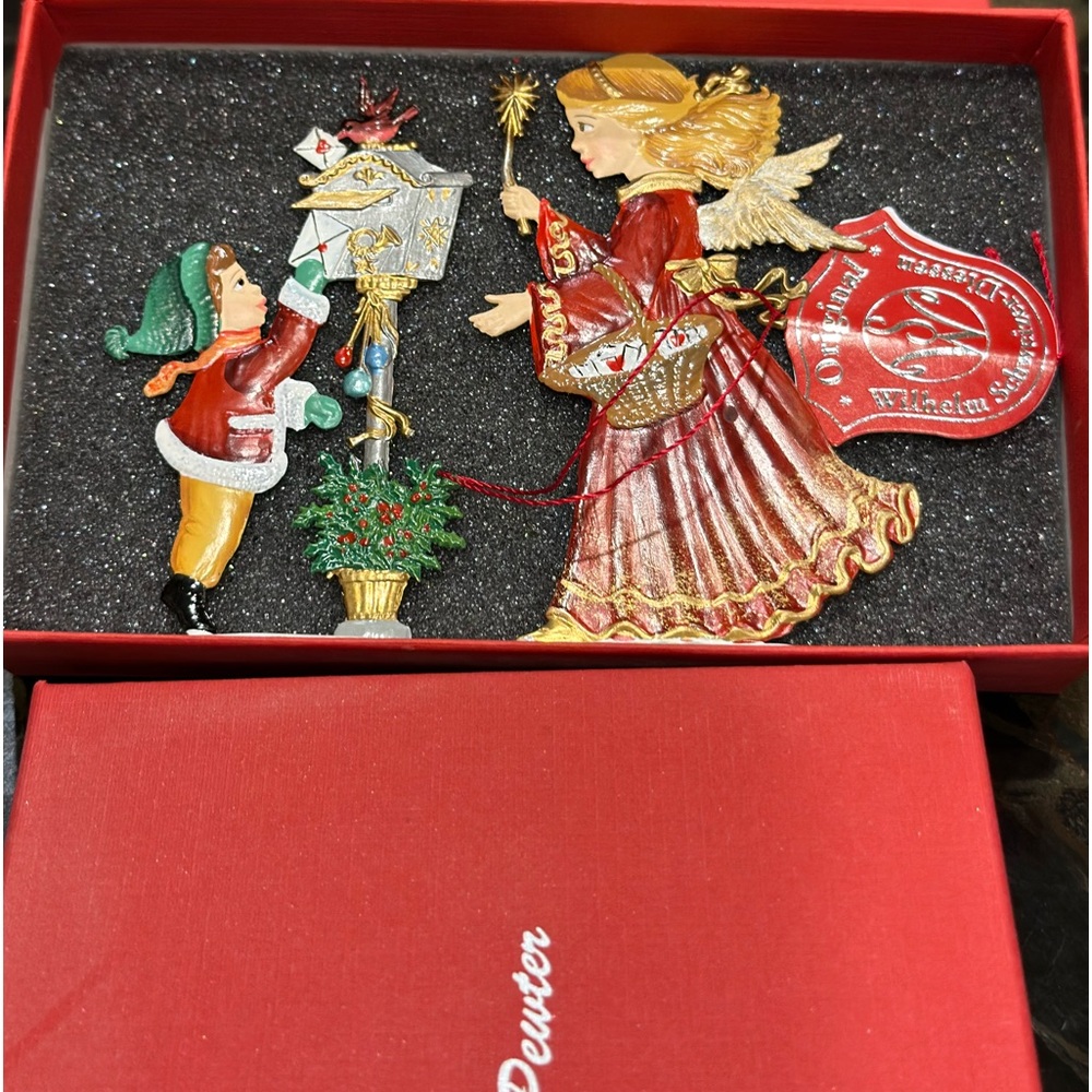 Original Wilhelm Schweitzer-Diessen Bavarian pewter Christmas collection